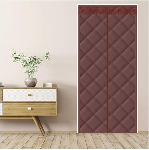 Cortina térmica magnética para puerta,125x235cm protector de puerta