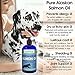Premium Salmon & Fish Oil for Dogs and Cats - (8 oz Omega 3 Blend) - Dog Health Supplies - Wild Alaskan All Natural Formula Improves Healthy Joints, and Allergies - DHA & EPA Food Supplement for Pets