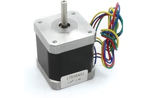 CNCTOPBAOS Nema17 Stepper Motor,78oz-in 48mm 1.8A 1.8degree,2-Phase High Torque Hybrid CNC Stepper Motor,4-Lead Wire for CNC Router XYZ Axis,3D Printer,CNC Machine,Robot,17HS8401 42x42x48mm