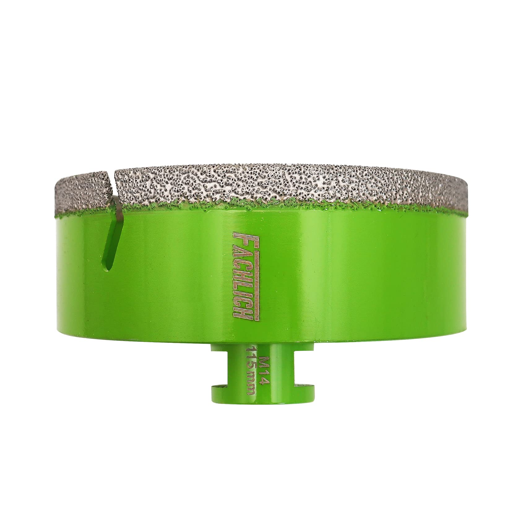 FACHLICH Diamond Core Drill Bit - 115mm Tile Hole Saw Porcelain Drill Bit with M14 Thread for Porcelain Tile Granite Marble Masonry Brick — image 1