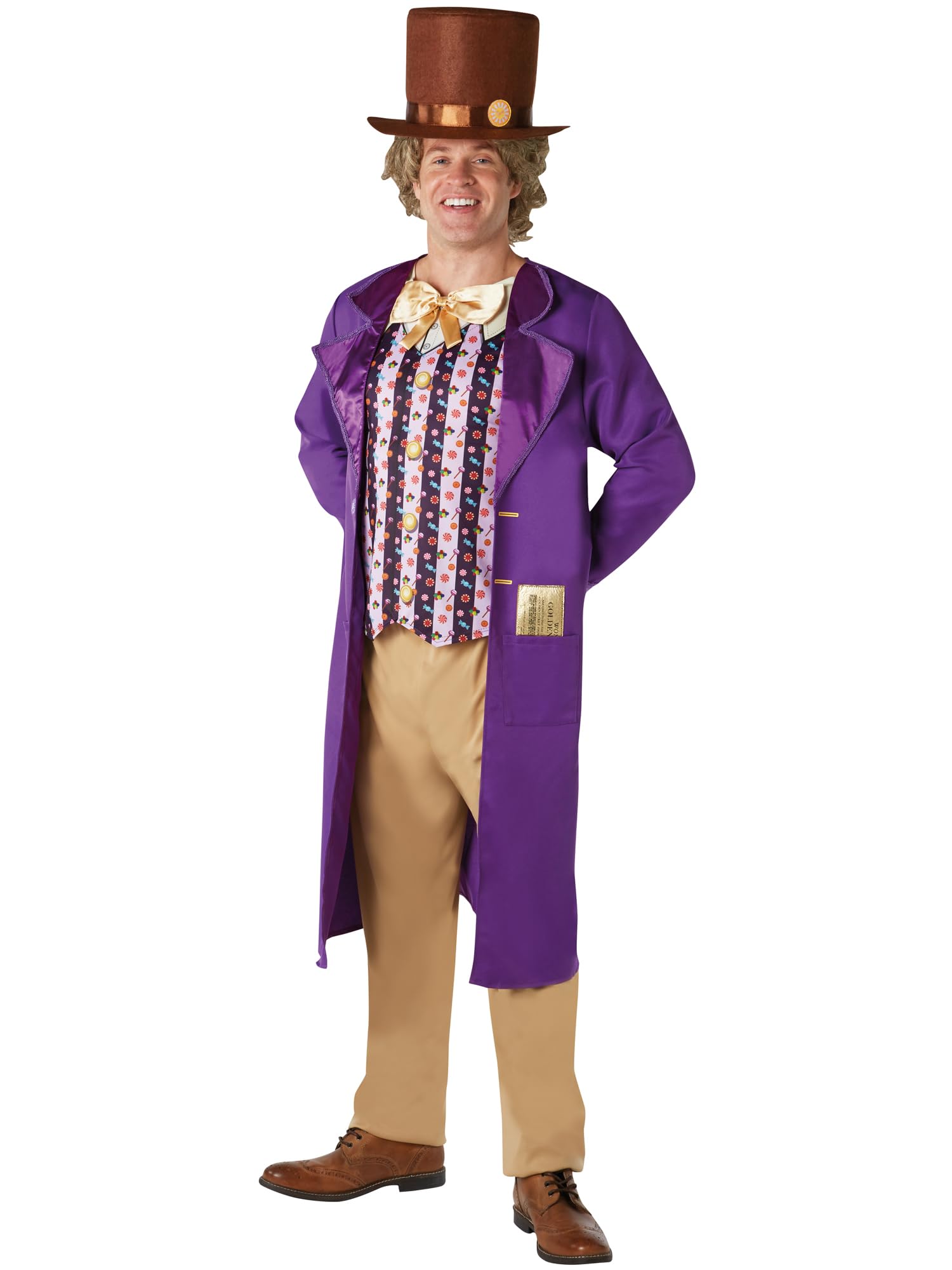 Rubies Official Willy Wonka and The Chocolate Factory Adult Costume (Medium) Halloween