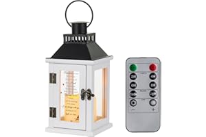 Staymoment Sympathy Gifts for Loss of Loved One: White Memorial Lantern with LED Candle, Bereavement Funeral Grieving Remembrance Gift for Loss of Mother Father Husband Daughter Brother