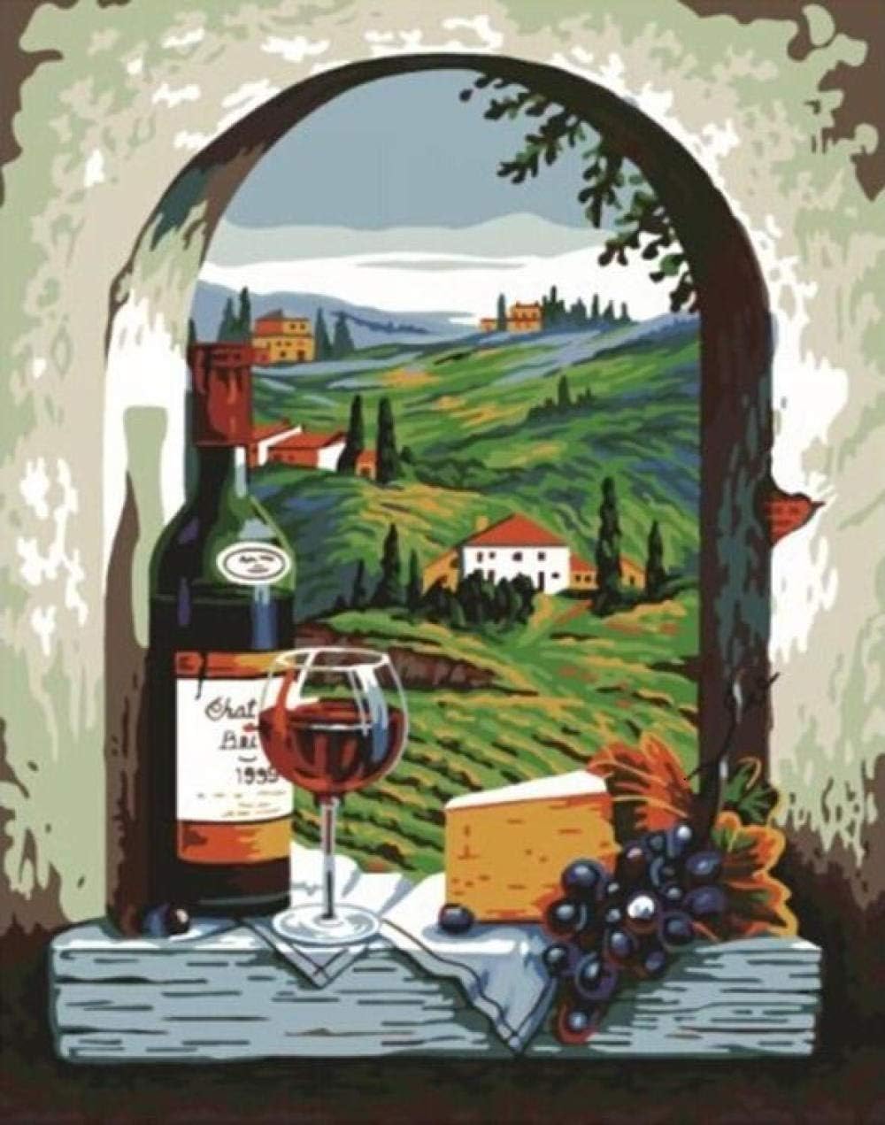 Paint by Number Kit for Adults Kids Beginner, Oil Painting