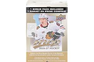 2026 2027 Upper Deck MVP Hockey Series Unopened Blaster Box of Packs with Chance for Rookies Plus #1 Draft Picks Cards and Bl