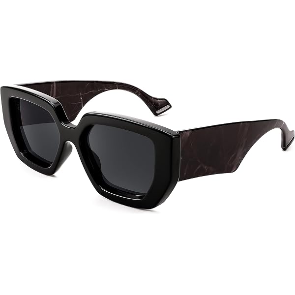 Krew Jackie Women\'s Oversized Hexagon Sunglasses - Black Gradient KREWE Jackie Acetate Geometric Round Sunglasses | Neiman Marcus main image 3