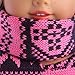 MonkeyJack Pink Patterned Sweater Dress Hat Kitwear Set for 18'' American Girl Doll or 17'' Zapf Baby Born Dolls