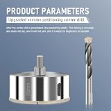 Flintronic Diamond Drill Bit 110mm with Center Guide for Glass Tile Marble view 6