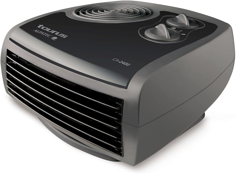 CA-2400 Chauffage Soufflant 2400W, 2 Puissances, Thermostat, Compact