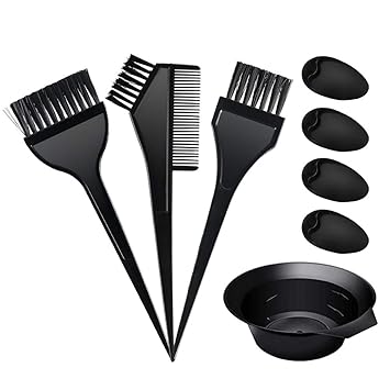 Amazon Com Professional Salon Color Mixing Hair Dyeing Kit Hair Coloring Brush Comb Mixing Bowl Tint Tool Diy Salon Hair Coloring Bleaching Hair Dryers Beauty