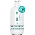 Routine Wellness Anti-Thinning Deep Conditioner for Thinning Hair - Biotin DHT Blocker Women & Men - Color Safe Conditioner for Hair Loss & Healthy Growth - Gardenia & Jasmine 14oz