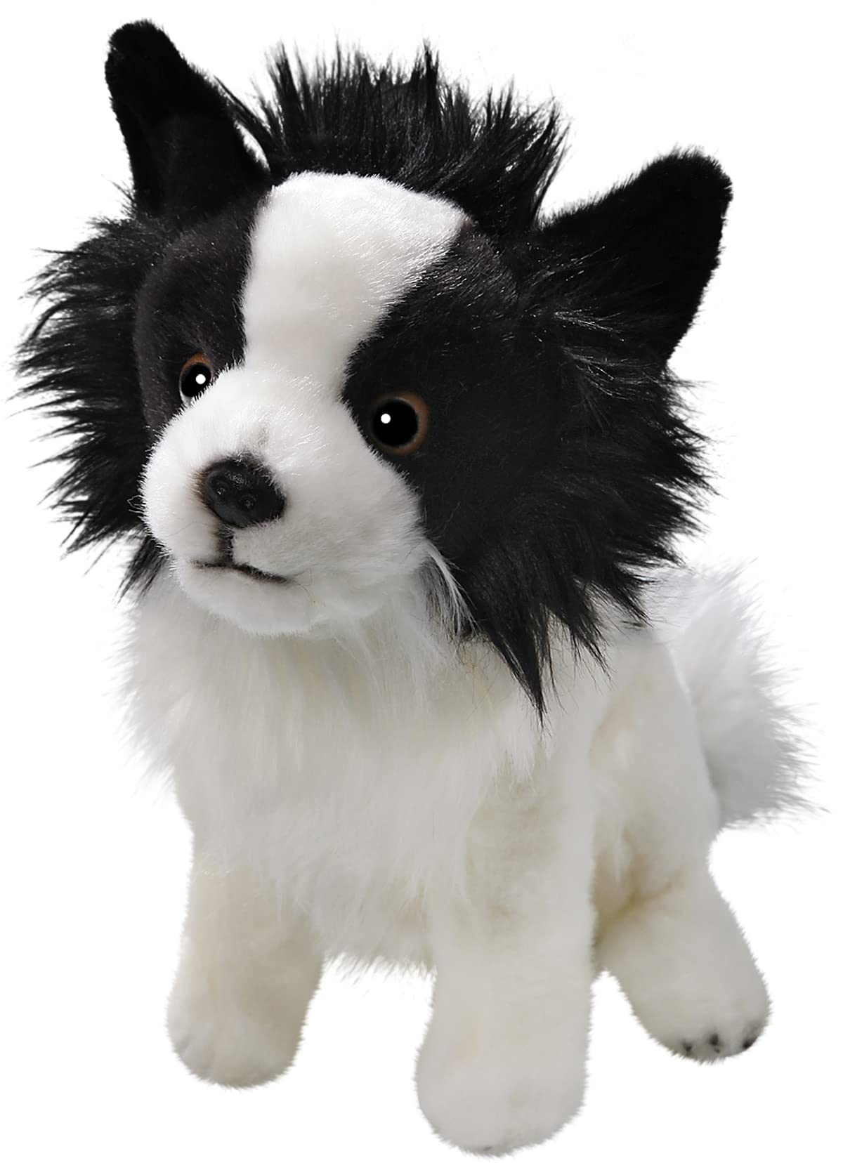 Carl Dick Chihuahua Dog black sitting 7.5 inches, 20cm, Plush Toy, Soft Toy 3476