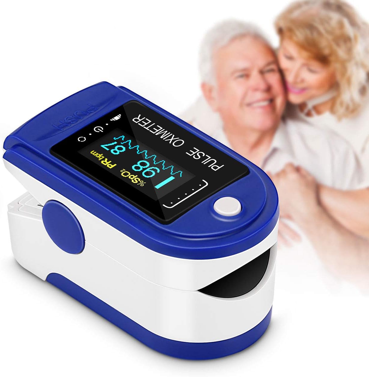 Oxygen Monitor Finger,Pulse Oximeter Oxygen Saturation Monitor Heart
