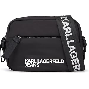 KARL LAGERFELD JEANS Men's Essential Nylon Crossbody Bag