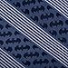 DC Comics Batman Pinstripe Navy Men's Dress Tie