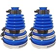 AotoKoop Small Shaft Universal CV Boot, CV Axle Boots fit Mid-Sized Cars for Axles 19-24 mm Wide, (Pack of 2 set), Blue CV Joint Boot