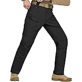 Hiwise Men's Stretch Tactical Pants Ripstop Water Resistant Cargo Pants Outdoor EDC Lightweight Work Hiking Pants