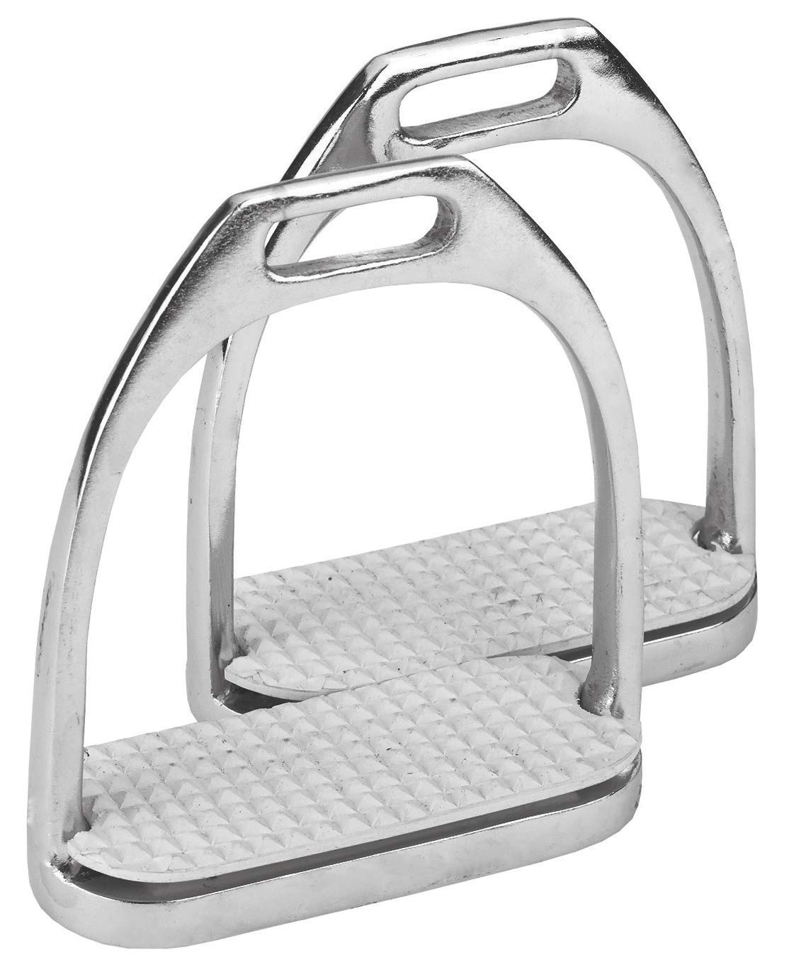 Kerbl 32630 High Grade Steel Stirrup - Silver, 12 cm