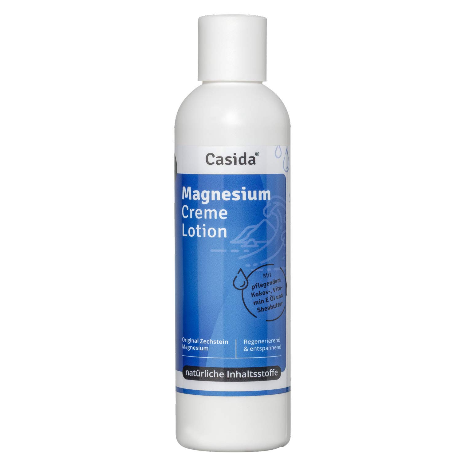 Magnesium Cream Lotion with Original Zechstein Mineral - Magnesium for Skin Care - 200 ml