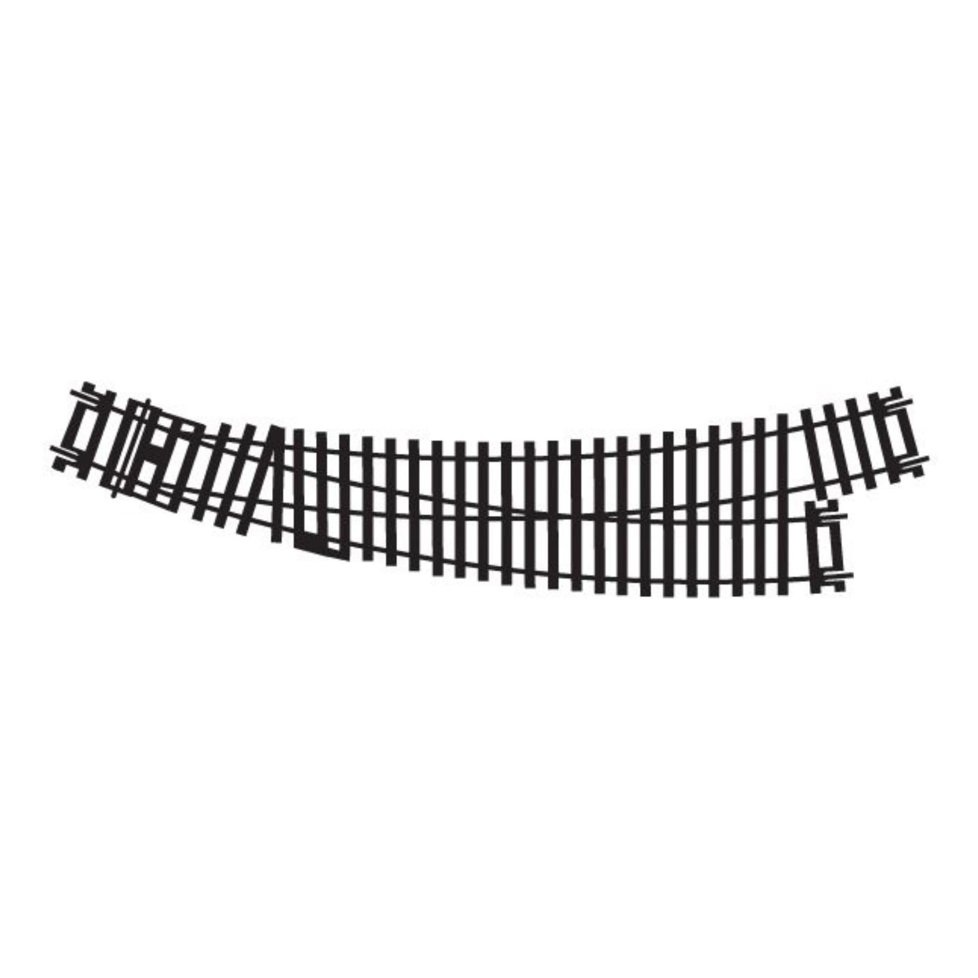 Hornby R8074 OO Gauge Left Hand Curved Point Track - Extra Track Pieces for Model Railway Sets, Model Train Track Pieces - Scale 1:76 — image 1
