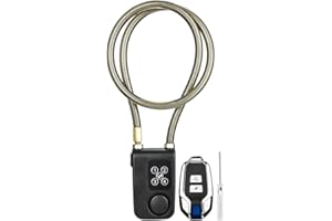 Bike Lock, Wireless Remote Bike Alarm Lock with LED Indication for Motorcycle