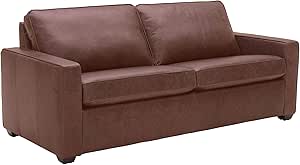two cushion leather sofa