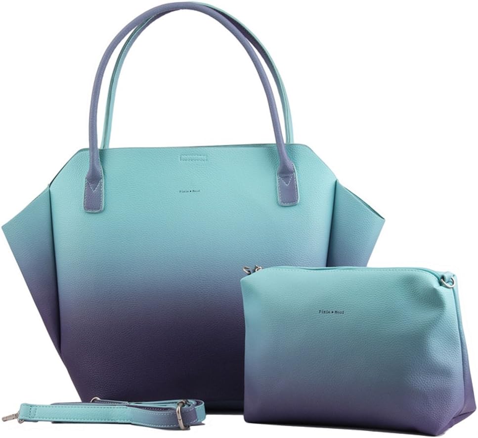 Pixie Mood Rachel Ombre Tote with Removable Crossbody Pouch - Ocean