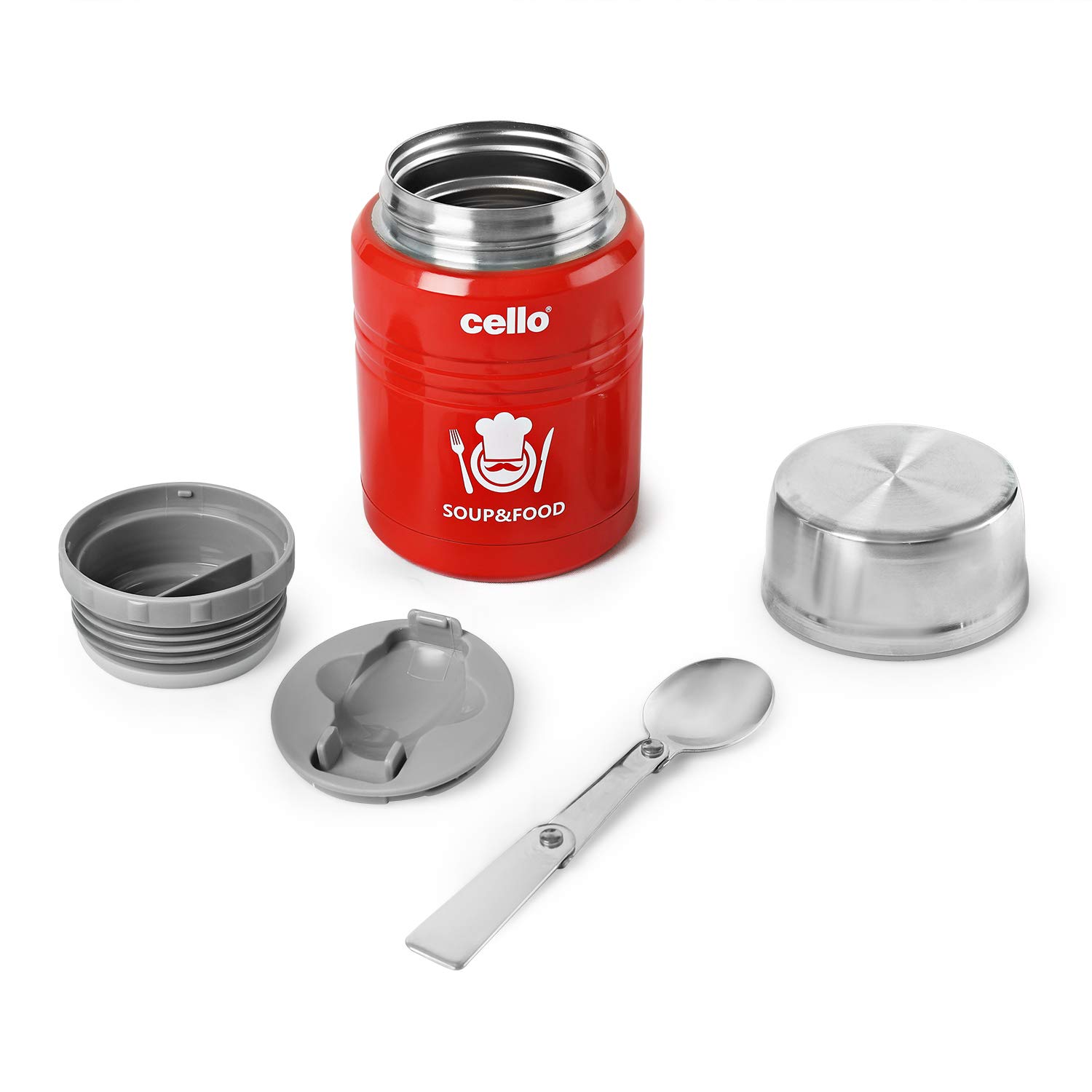 cello soup and food jar