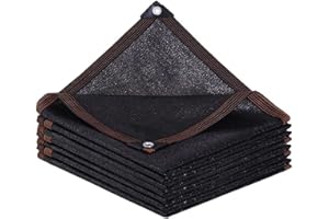 TOTOZAKUL Shade-Cloth-70%-for-Garden-Plants-6x3 FT, Black Sun-Block Shade Cover Mesh Tarp with Grommets Sun Shade Canopy for Outdoor Pergola Patio Flower Lawn Kennel Chicken Coop