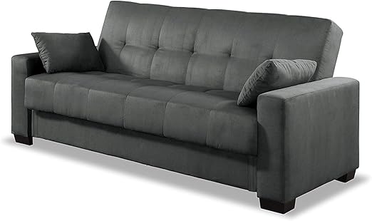 UDKTSOFAS MIA Sofá Cama - Microfibra, multiposición, recámara, Sala de