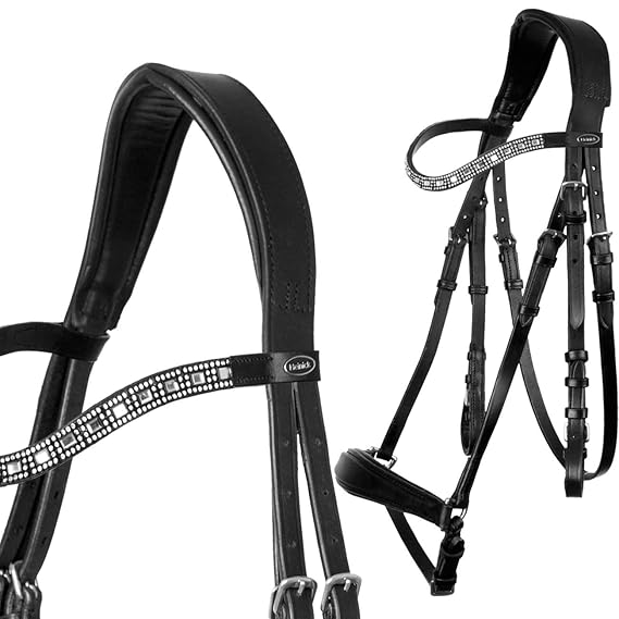 Heinick-Reitsport Comfort Trense hannoveranisch Schwarz ~ Lugano ~ WB VB