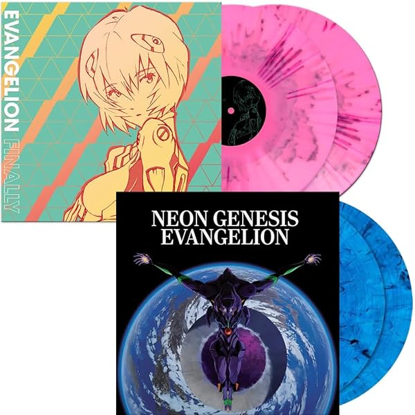 EVANGELION FINALLY レコード　エヴァンゲリオン VINYL Evangelion Finally Soundtrack Neon Genesis Double Pink Splatter
