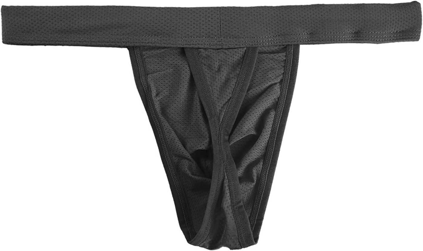 CSMARTEMens Underwear Micro Mesh Stretch Thong T-Back Sexy Brief