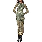 Allsaints Womens Hanako Mesh Dress