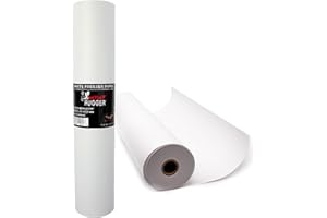 Meat Hugger White Freezer Paper Roll - Poly Coated Moisture Resistant Freezer Paper for Meat Wrapping - Burn Resistant - 18 inch by 175 feet
