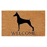 Calloway Mills 102972436 Doberman Doormat, 2' x 3' Natural/Black
