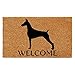 Calloway Mills 102972436 Doberman Doormat, 2' x 3' Natural/Black