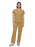 floralhue Scrubs for Women, V-Neck Scrubs Top