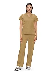 floralhue Scrubs for Women, V-Neck Scrubs Top
