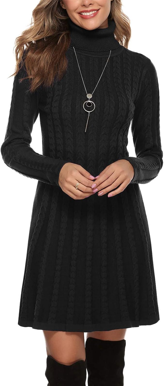 cables and castles sweater dress