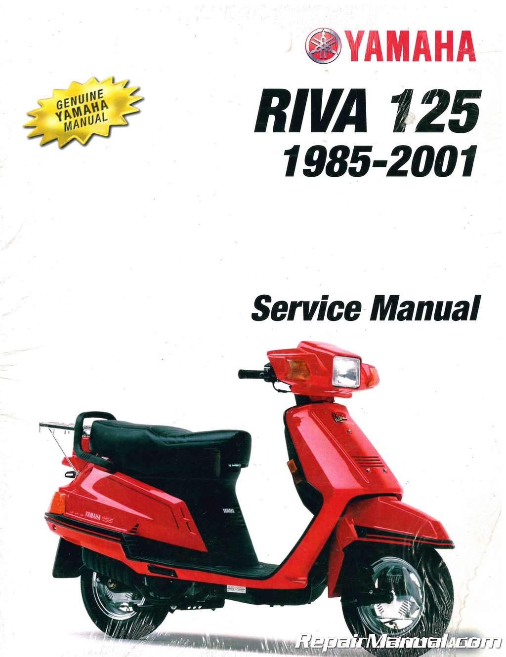 LIT 11616 04 16 1985 2001 Yamaha XC125 Riva Service Manual Paperback 2004