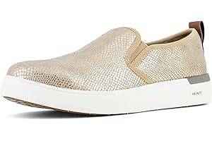 Rockport Works Parissa, Women's, Gold, Comp Toe, EH, Casual, Slip On, Work Shoe (10.0 M)