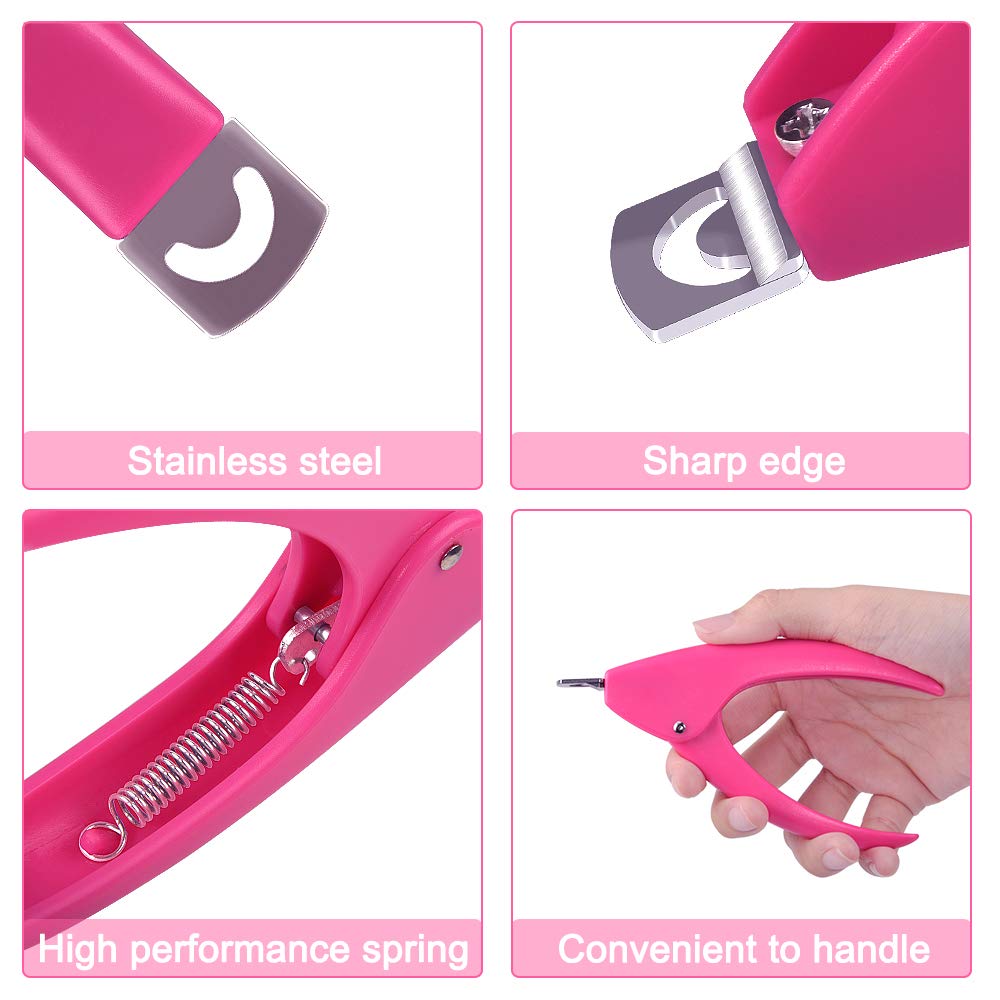 Acrylic Nail Clipper,MORGLES Acrylic Nail Cutter Fake Nail Clippers False Nails Cutter Nail Tip Clipper Artificial Nail Clipper Nail Tip Trimmer For Artificial Nail Art Manicure Tools: Beauty