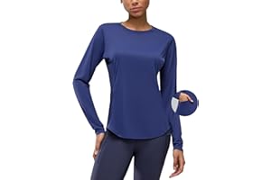 RAMUNRO Women's UPF 50+ Sun Protection Long Sleeve Shirts Rash Guard Shirts Lightweight Quick Dry Hiking Fishing Swim Shirts Outdoor