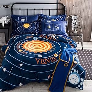 Amazon.com: Deep Sleep Home 3pc 100% Flannel Duvet Cover Set, Printing Cartoon Sun Solar System  Amazon.com: Deep Sleep Home 3pc 100% Flannel Duvet Cover Set, Printing Cartoon Sun Solar System