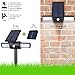 Solar Lights, Homecube Landscape Lighting Solar Garden Lights Solar Power Outdoor Lighting Rotatable 24 LEDs Spotlight Waterproof Path lights With Motion Sensor(White)
