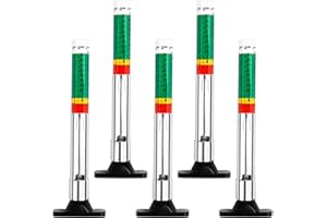 Pretwad Tire Tread Depth Gauge 5Pcs Tire Tread Gauge Color Coded Tire Tread Tread Depth Gauge in 1/32 inch