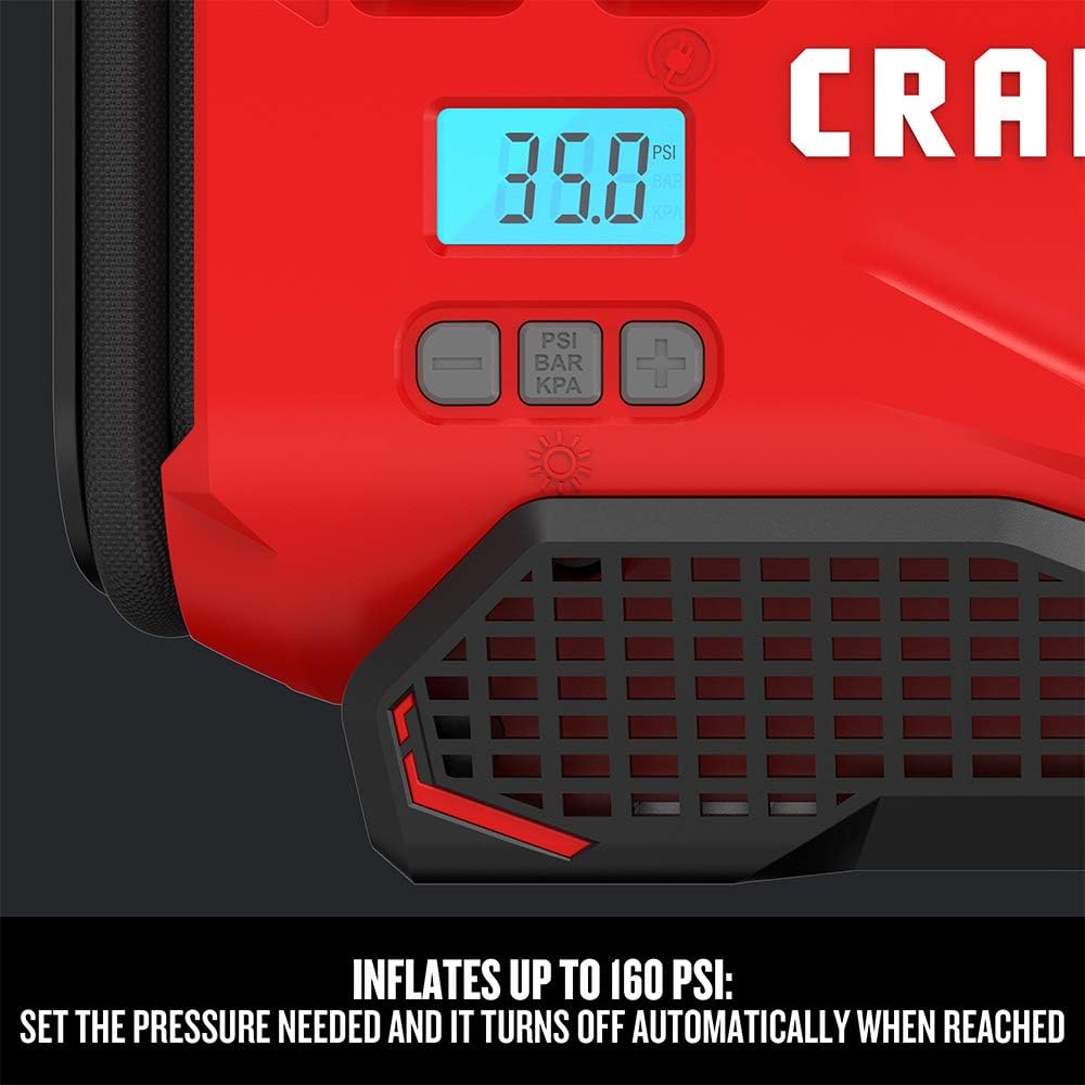 CRAFTSMAN V20 Inflator, Tool Only (CMCE520B),Red: Home Improvement