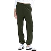 PUMIEY Women’s High Waisted Sweatpants Fleece Baggy Sweat Pants Y2K Lounge Joggers Pants Three-No Collection
