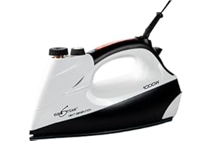 Eurosteam Next Generation Iron - Powerful Steam with Built-in Boiler - No Temperature Setting for All Fabrics - Experience Professional-Quality Ironing to CUT your TIME IN HALF.