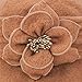 Lawliet Womens 1920s Winter Wool Cap Beret Beanie Cloche Bucket Hat A299 (Camel)